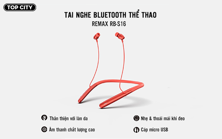 Tai nghe Bluetooth thể thao Remax RB-S16